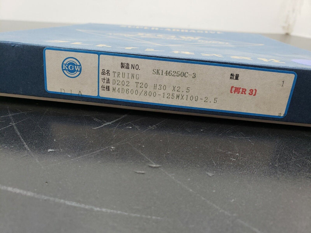 New KGW Super Abrasive Diamond Grinding Wheel Wheel M4D600/800-125MX109