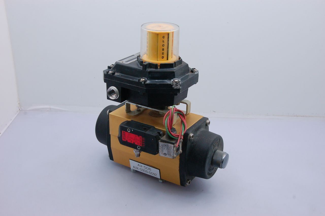 Moniteur Sentinel AMYB-5120 Sirca AP4 Pnumatic Rotary Value Operator Dual Acting