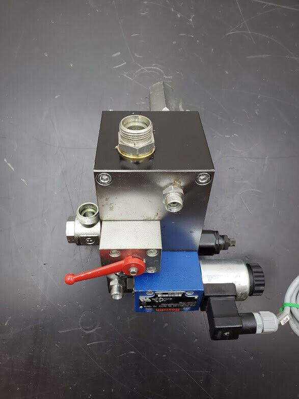 Rexroth Hydraulic 4WE6HA62/EG24N9K4/62 SO43A-1755 24VDC HD Coil Valve Manifold