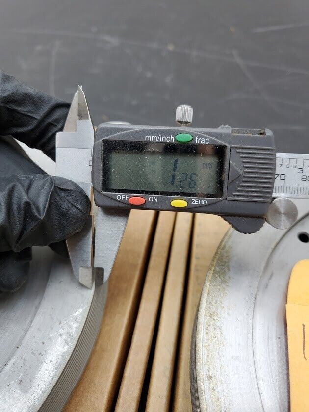 4x Turner Grooved 8" Diamond Plated Grinding Wheel Sapphire 800 Grit (E)