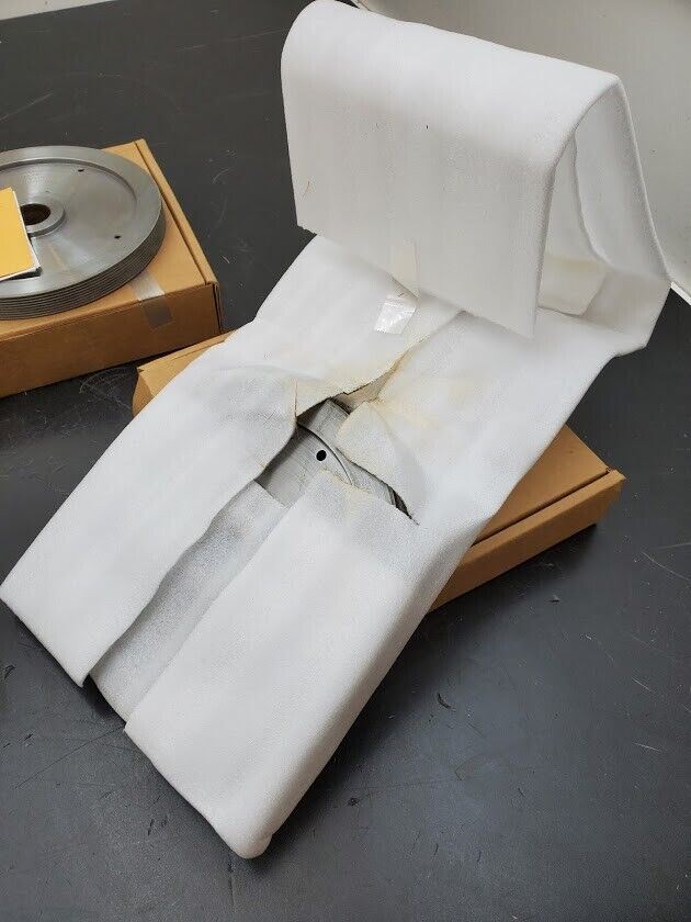 4x Turner Grooved 8" Diamond Plated Grinding Wheel Sapphire 800 Grit (G)