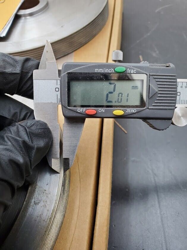 4x Turner Grooved 8" Diamond Plated Grinding Wheel Sapphire 800 Grit (G)