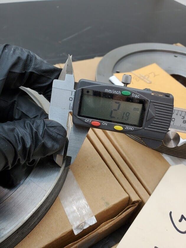 4x Turner Grooved 8" Diamond Plated Grinding Wheel Sapphire 800 Grit (G)