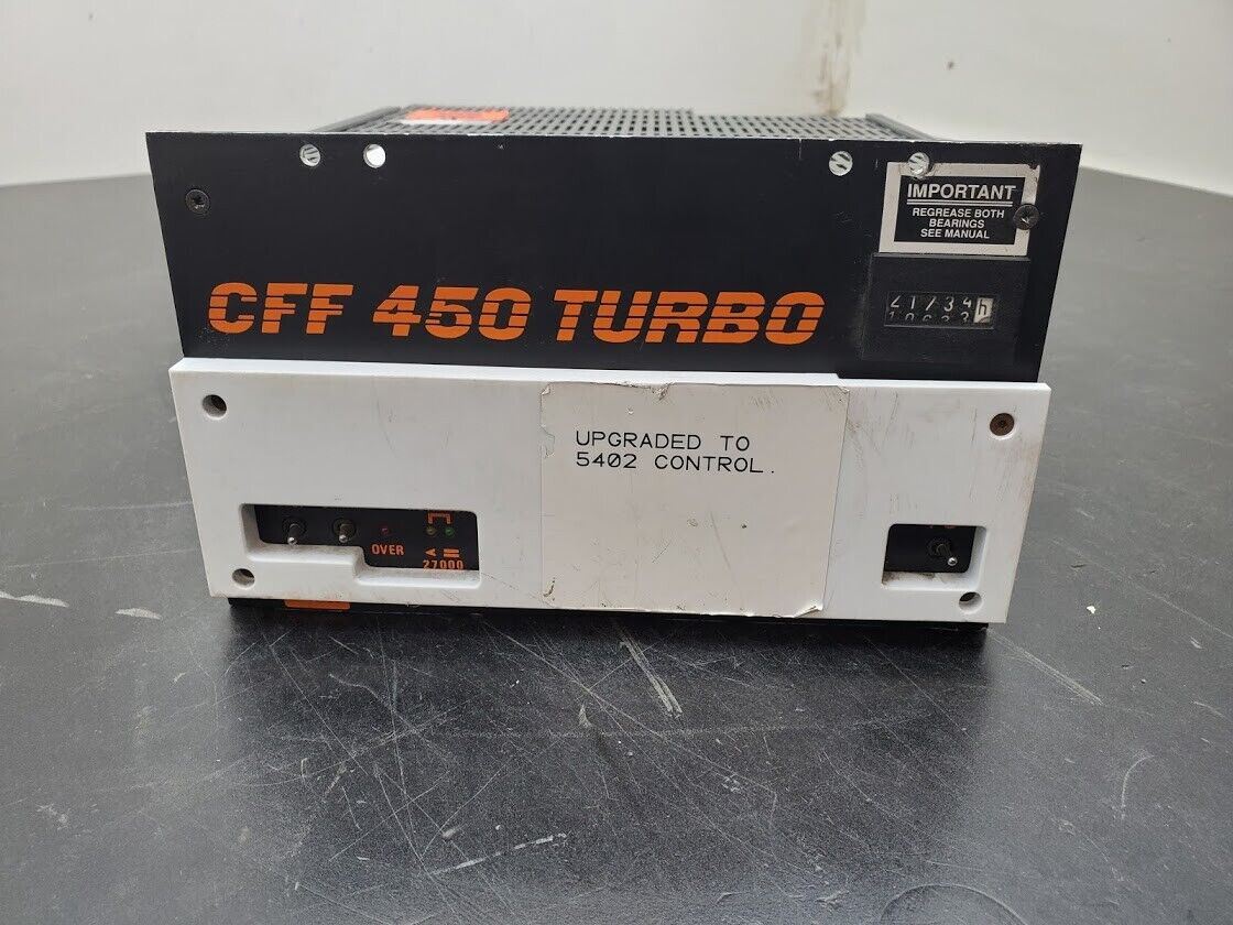 Alcatel CFF 450 Turbo Vacuum Pump Control Parts or Repair 8220 6333 5402 Control
