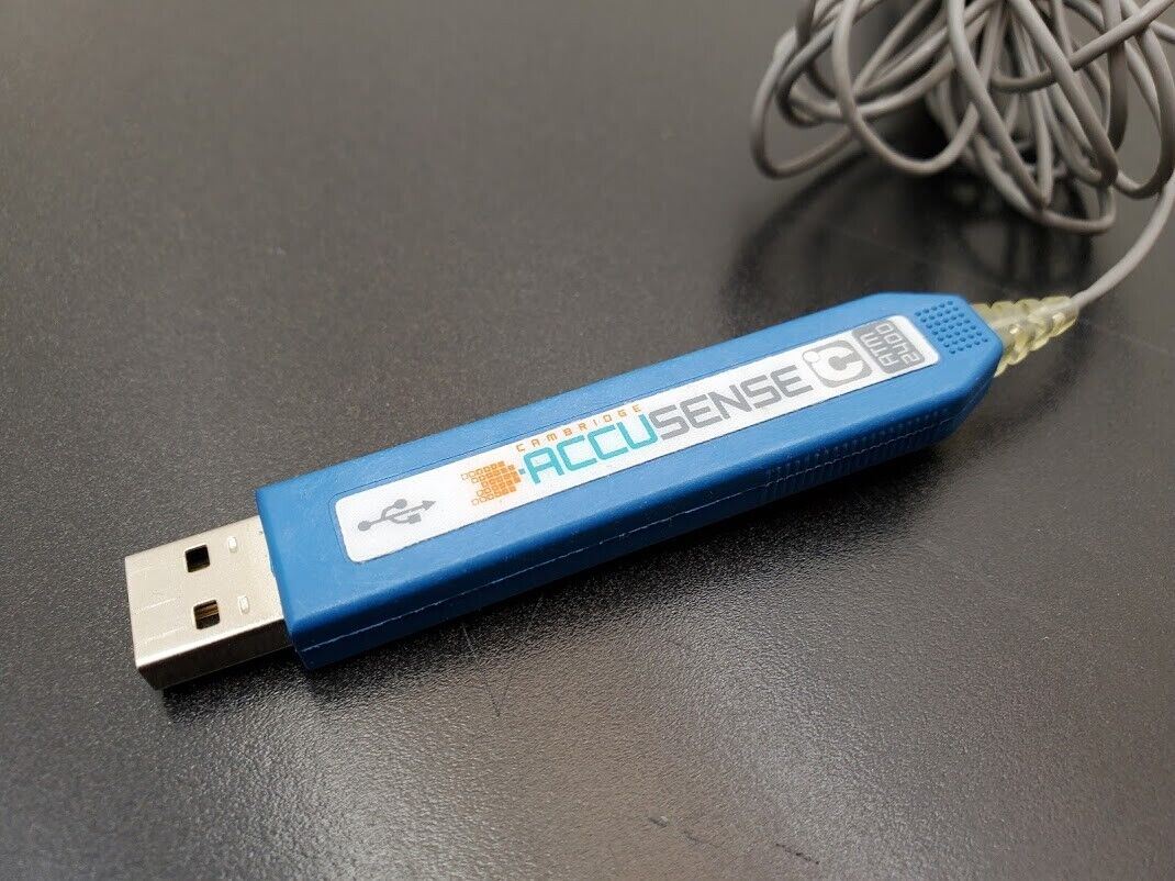 ACCUSENSE DegreeC USB UAS1200PC Air Velocity & Temperature Sensor 5M Cable B