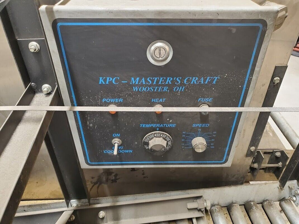 KPC Masters Craft 143016 Heat Shrink Tunnel 240VAC 1PH 30A Conveyor Fed Packing