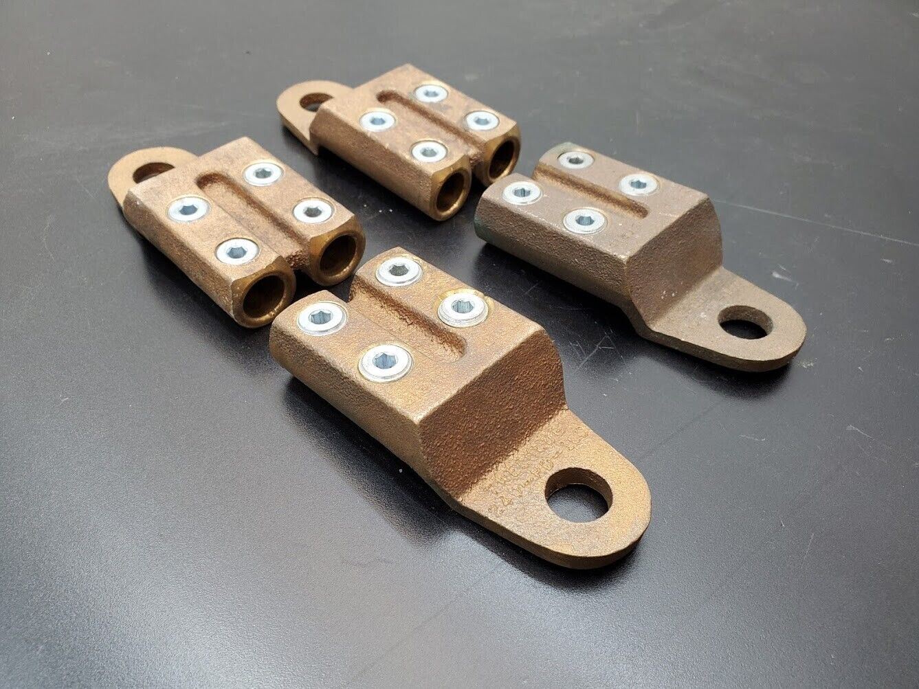 4x Tweco Twecolugs 240-HD-180 Welding Lead Copper 3/0 4/0 AWG Terminal Cable Lug