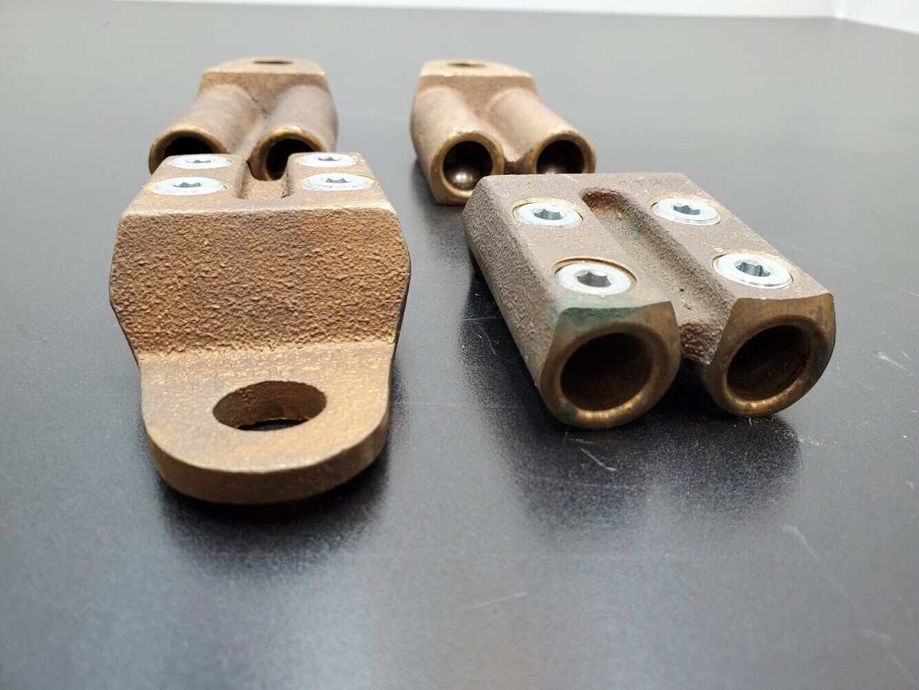 4x Tweco Twecolugs 240-HD-180 Welding Lead Copper 3/0 4/0 AWG Terminal Cable Lug