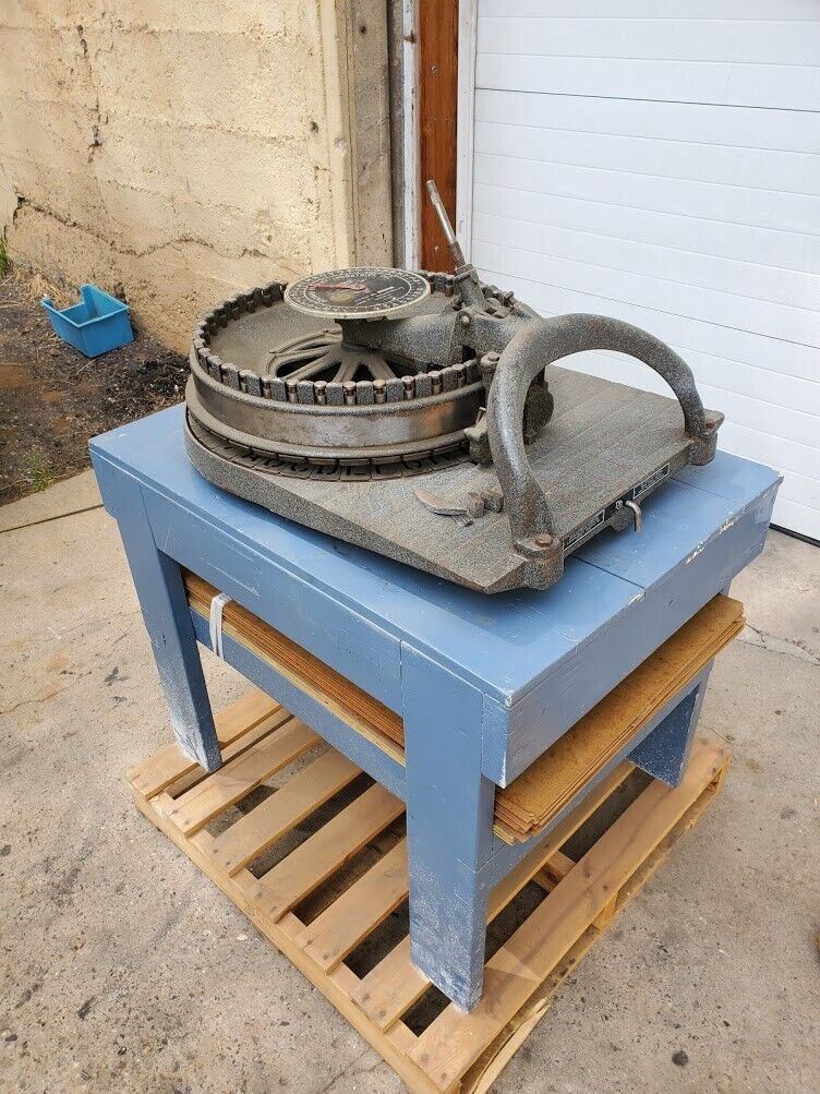 Diagraph Bradley Industries Jumbo Model Letter Size 2" Fully Functioning, damage