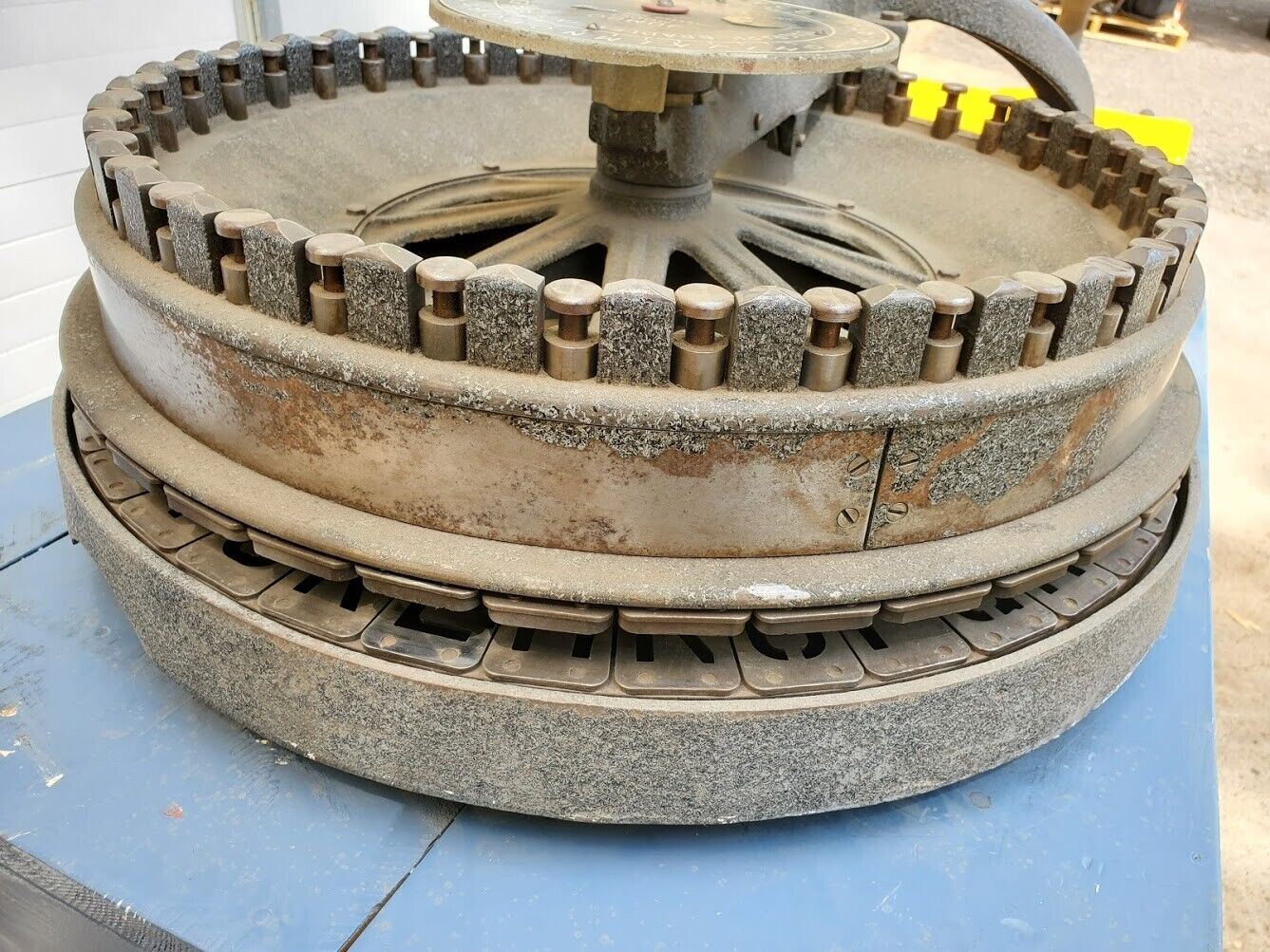 Diagraph Bradley Industries Jumbo Model Letter Size 2" Fully Functioning, damage