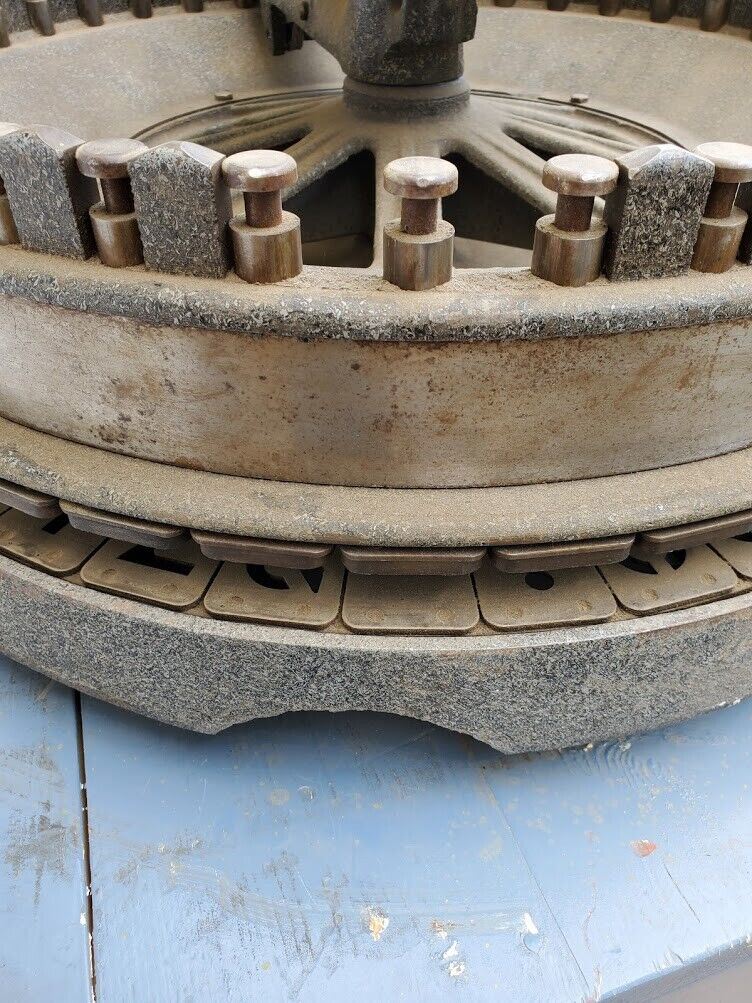 Diagraph Bradley Industries Jumbo Model Letter Size 2" Fully Functioning, damage