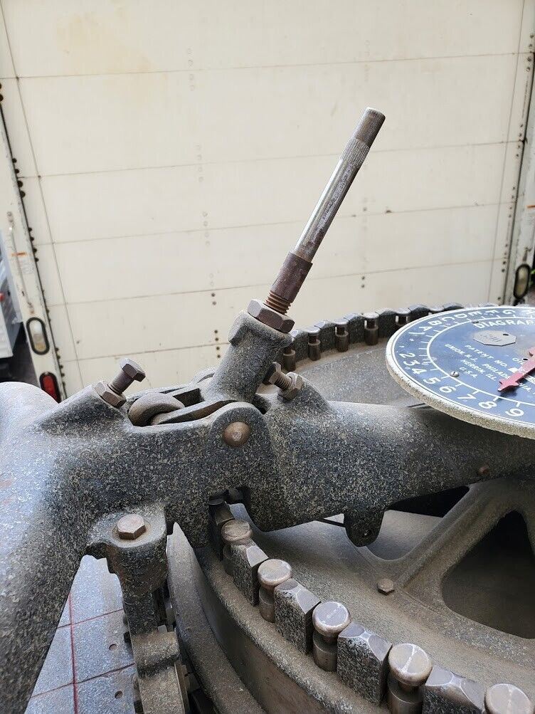 Diagraph Bradley Industries Jumbo Model Letter Size 2" Fully Functioning, damage