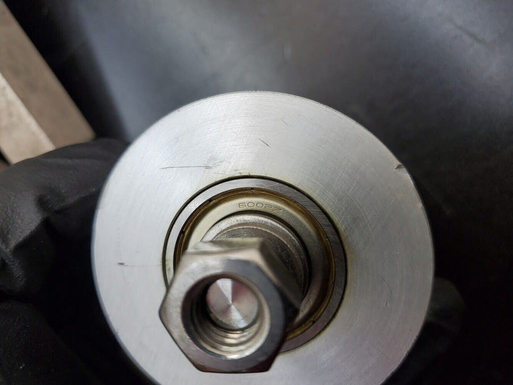 Lot of 10 NSK Aluminum 6002Z Conveyor Belt Roller 2.30" 1.30" M12x1.75 Stud