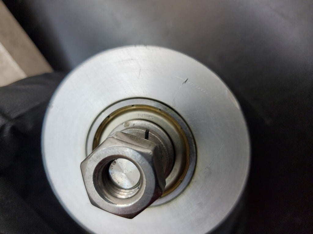 Lot of 10 NSK Aluminum 6002Z Conveyor Belt Roller 2.30" 1.30" M12x1.75 Stud