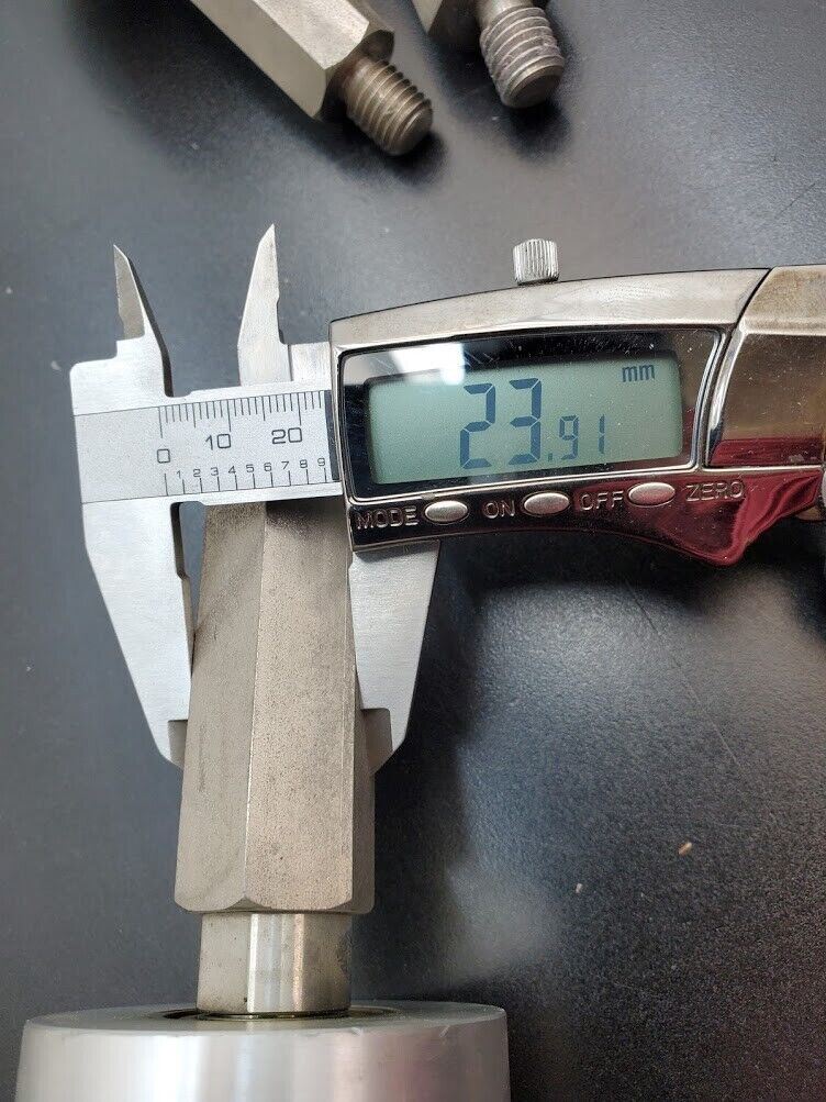 Lot of 10 NSK Aluminum 6002Z Conveyor Belt Roller 2.30" 1.30" M12x1.75 Stud