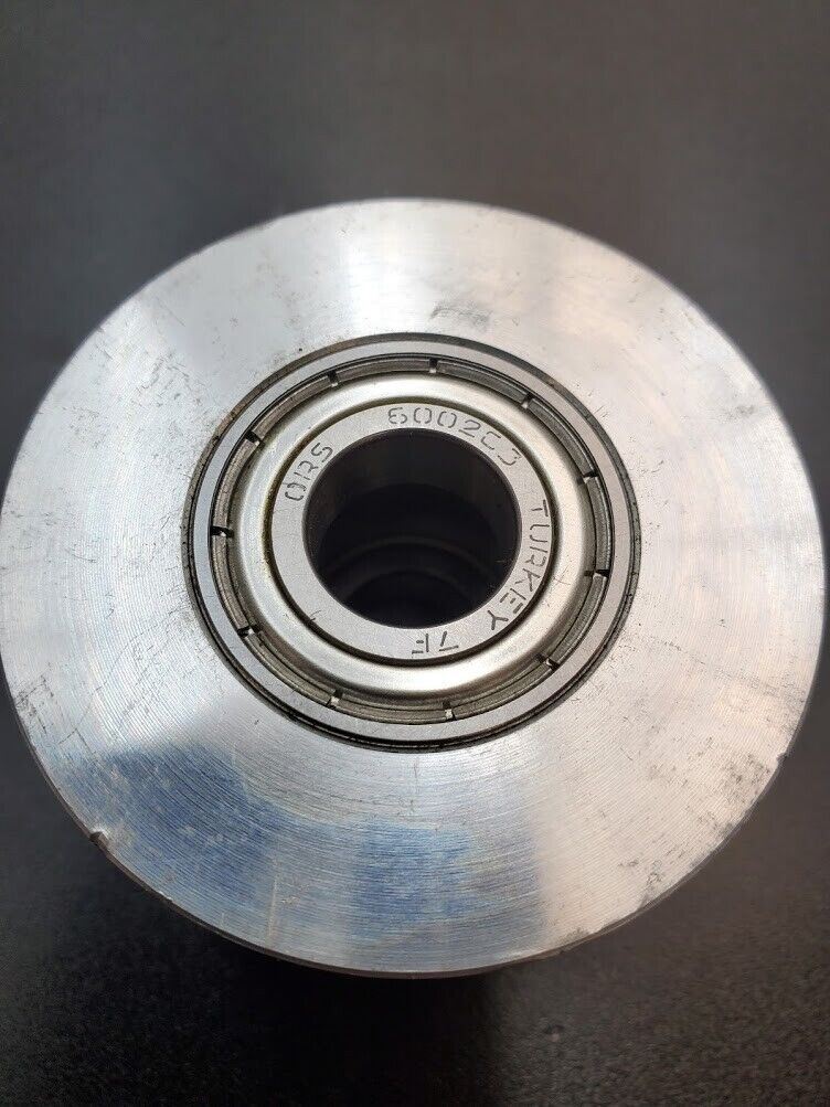 Lot of 10 NSK Aluminum 6002Z Conveyor Belt Roller 2.30" 1.30" M12x1.75 Stud