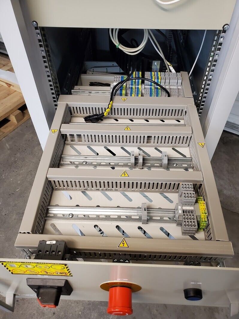 Rittal 19" Integration Equipment Rack w/ Drawers Monitor Keyboard, Wheeled, Fans