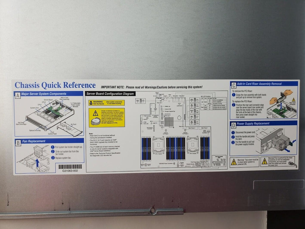 Colfax CX72002 2U Rackmount Server 64 Gb Dual Xeon E5-2650 2.6 GHz 3.5" HDD