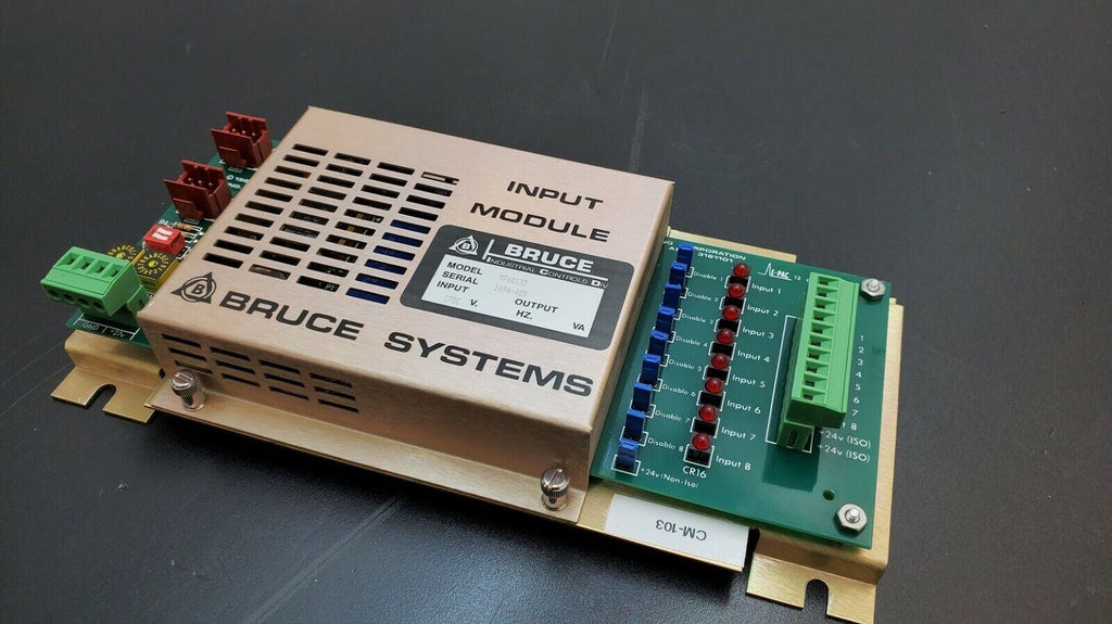 Bruce INPUT MODULE 9760132 w/ assy 3161101 & 3161081 for Tube Furnace