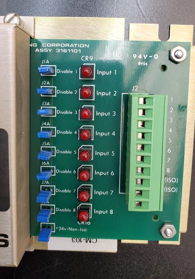 Bruce INPUT MODULE 9760132 w/ assy 3161101 & 3161081 for Tube Furnace