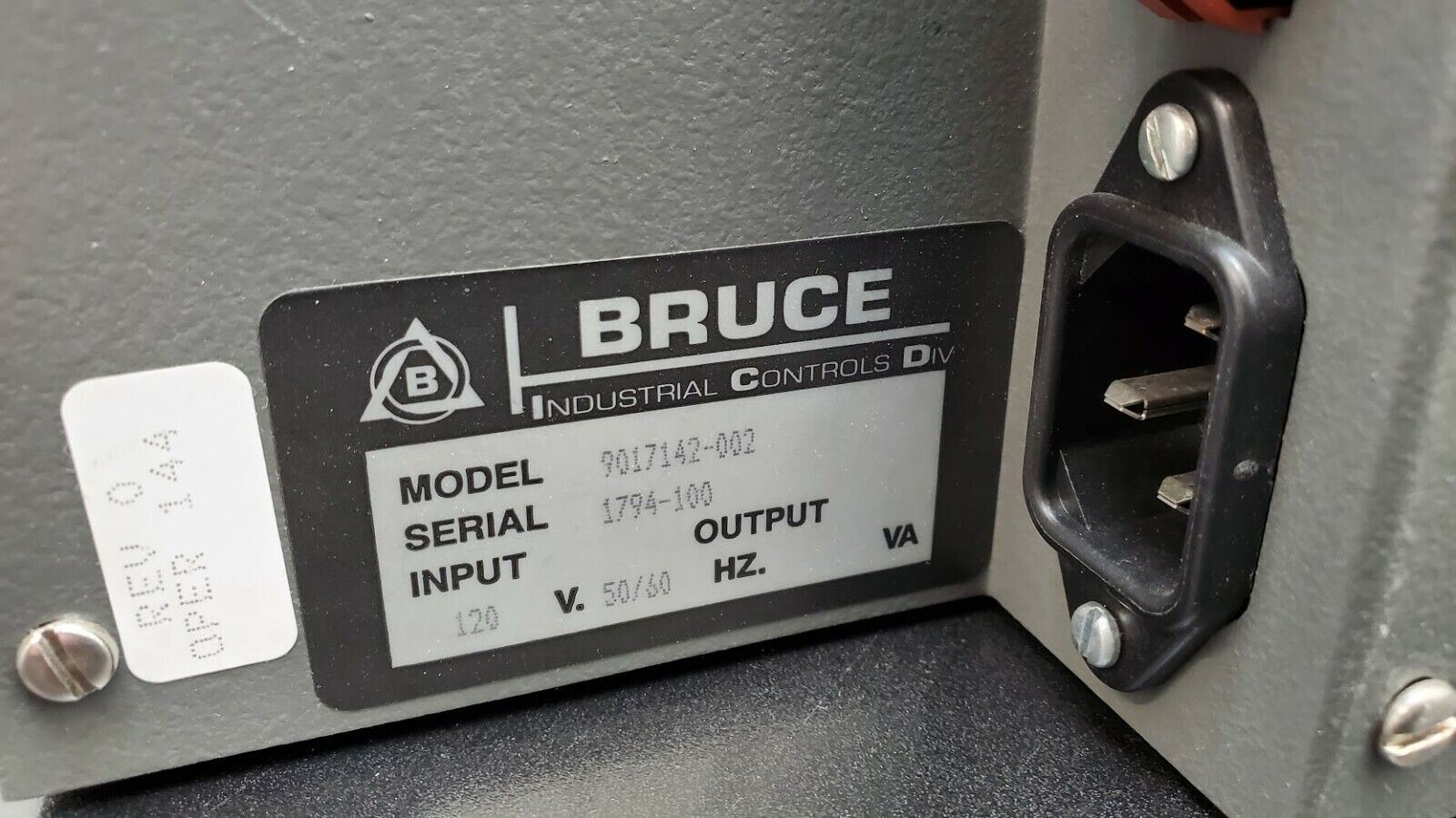 Bruce 7355X Semiconductor Process Control Unit no key no monitor 9017142-002 C3