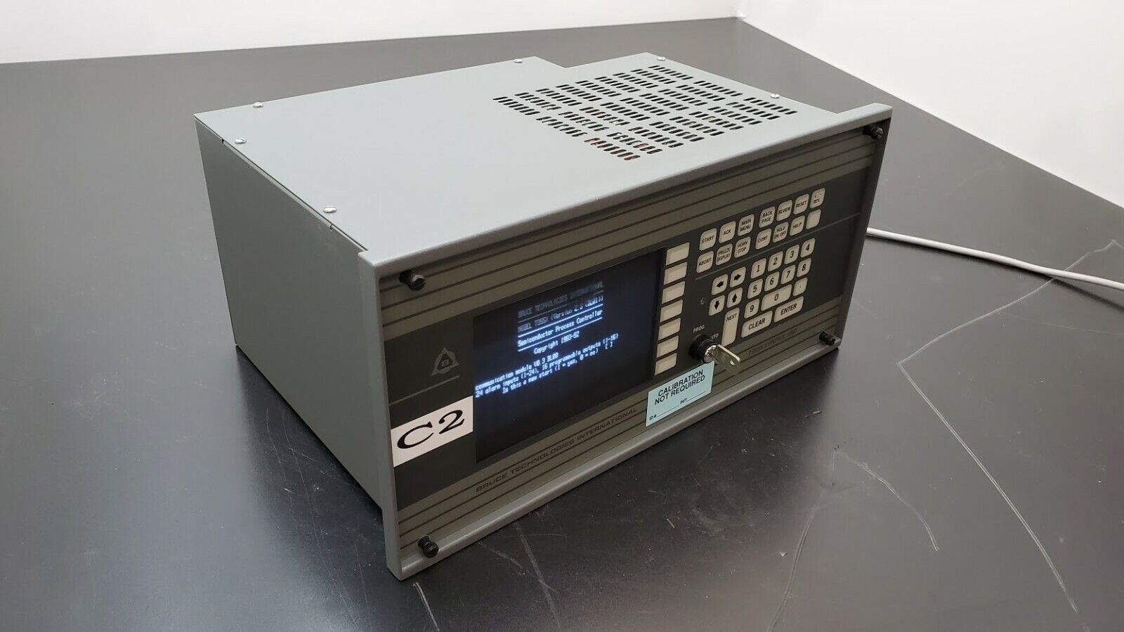 Bruce 7355X Semiconductor Process Controller w key Model 9017142-002 (C2)