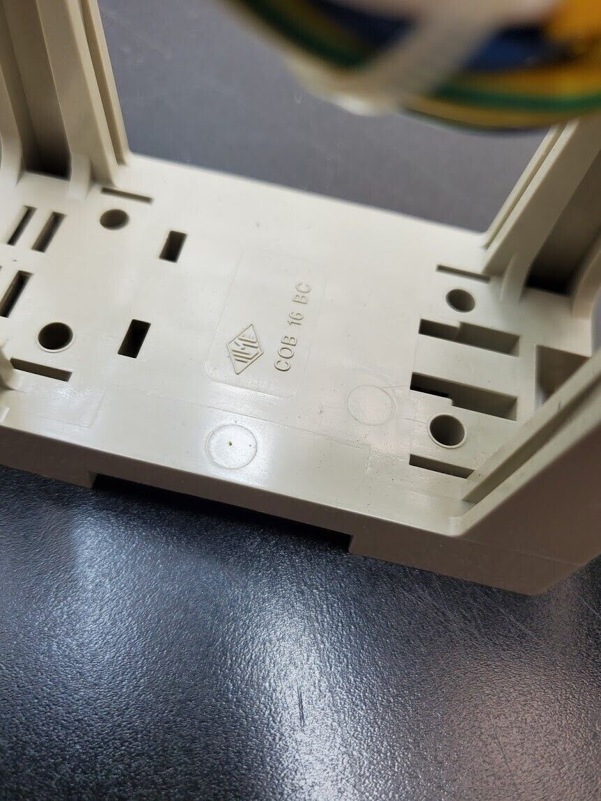 7x Harting IMB PC-GF20 DIN Rail Mount Serviceable Connector COB 05 16 24 CDF 40
