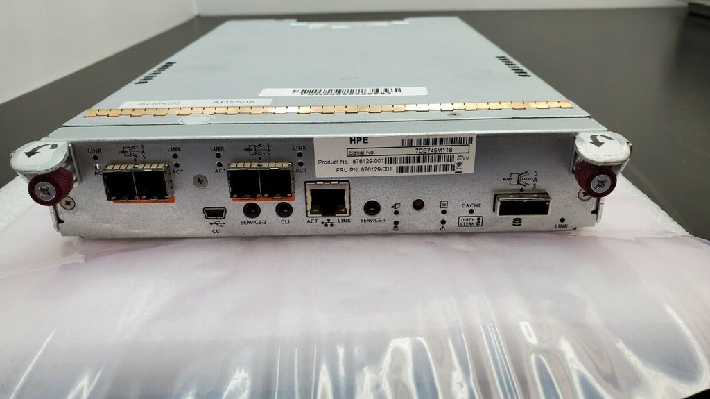 HP MSA 2050 SAS Disk Shelf Controller 876129-001 81-00000118-00-02