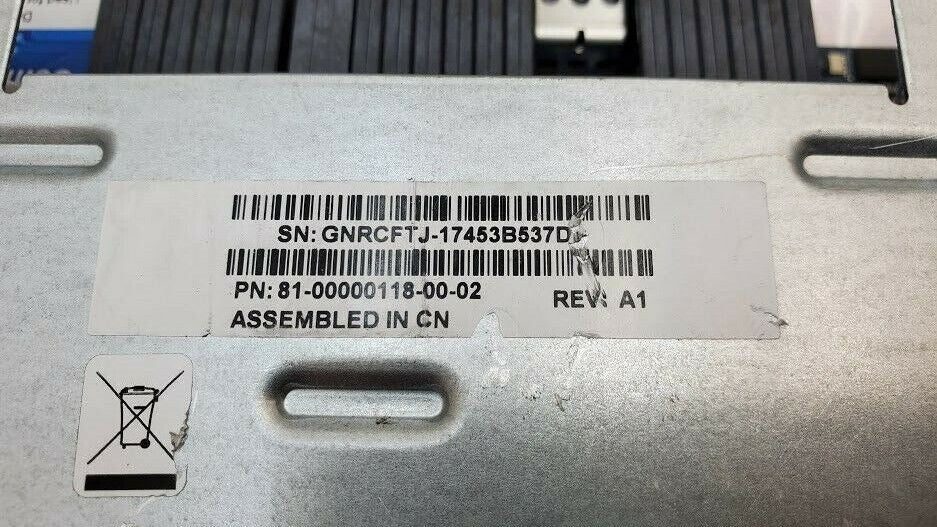 HP MSA 2050 SAS Disk Shelf Controller 876129-001 81-00000118-00-02