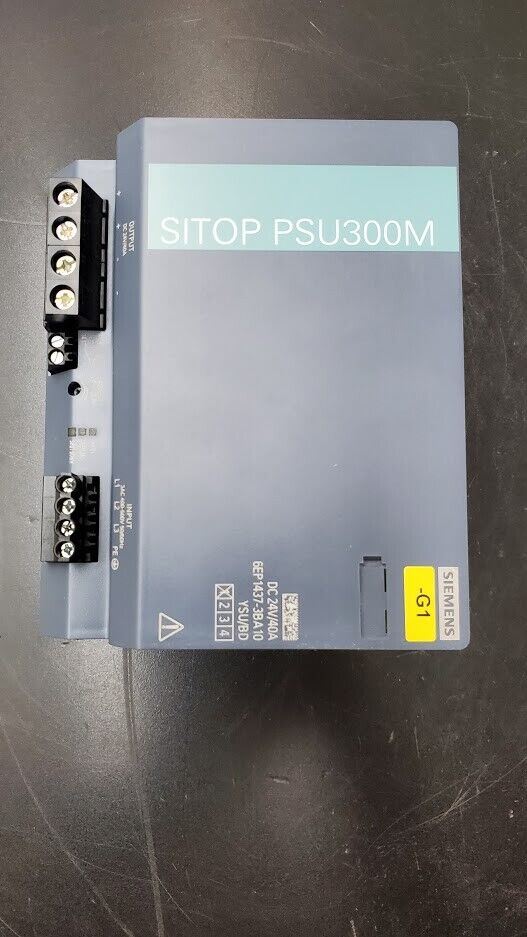 Siemens SITOP PSU300M 6EP1437-3BA10 24VDC 40A 960W 3 Phase Power Supply DIN Rail