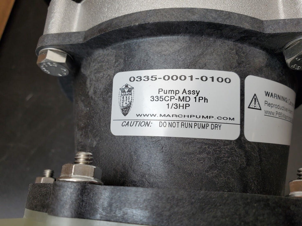 Marathon Motors March Pump 335CP-MD 12GPM Seal-Less Centrifugal Magnet Drive