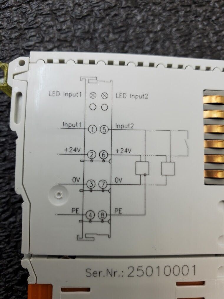 Beckhoff KL1012 2x Digital Input Terminal Module 0.2ms filtertime 24VDC KL 1012