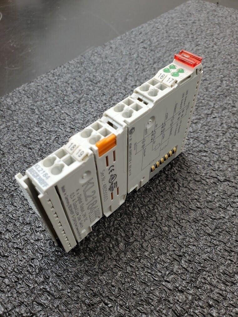 Beckhoff KL2184 4x Digital Output Module 24VDC 0.5A Out Low Side Switch KL 2184
