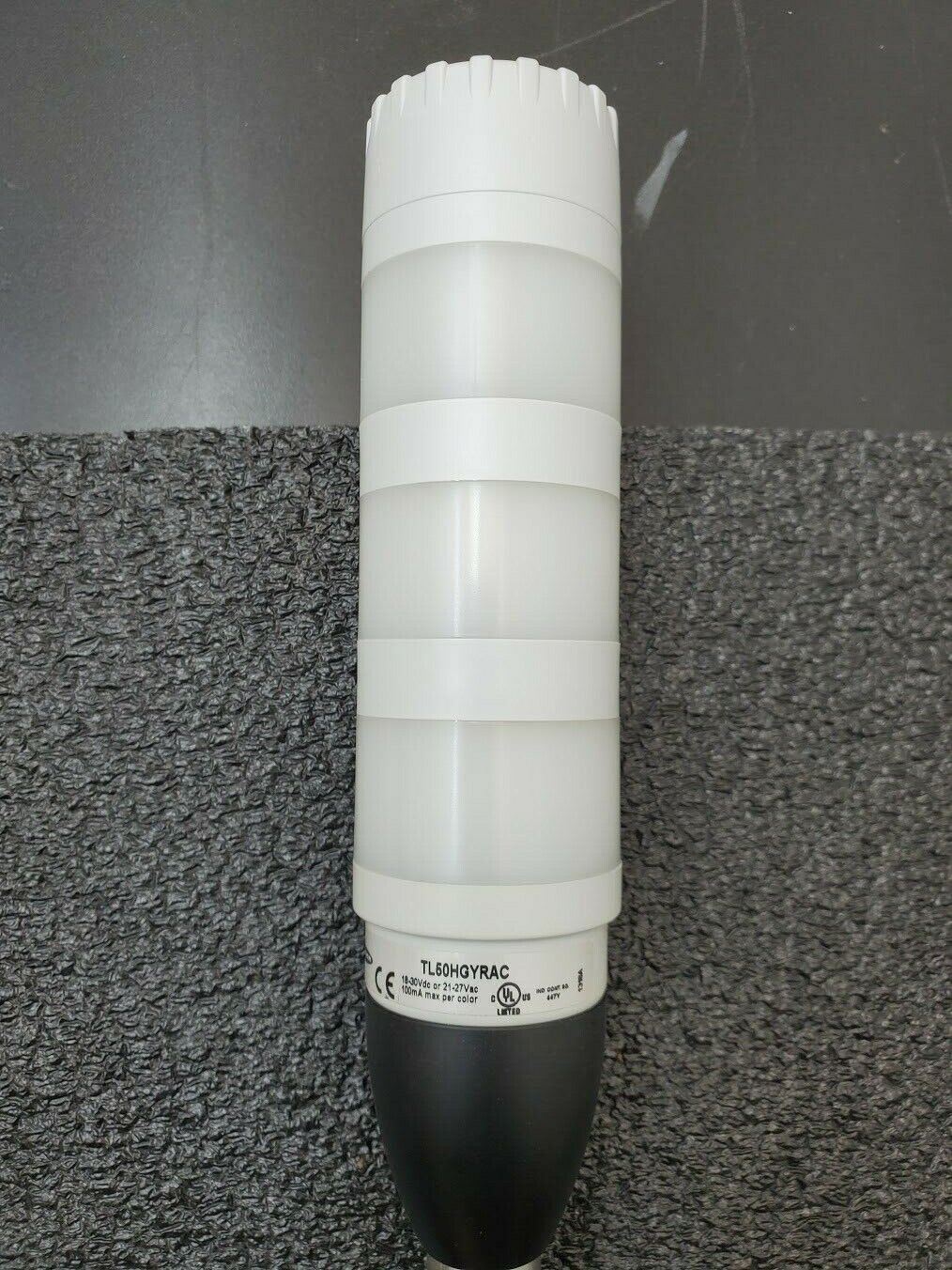 Banner TL50HGYRA Tower Signal Light Indicator 3-White 1"Lens 18-30VDC / 21-27VAC