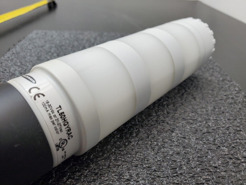 Banner TL50HGYRA Tower Signal Light Indicator 3-White 1"Lens 18-30VDC / 21-27VAC