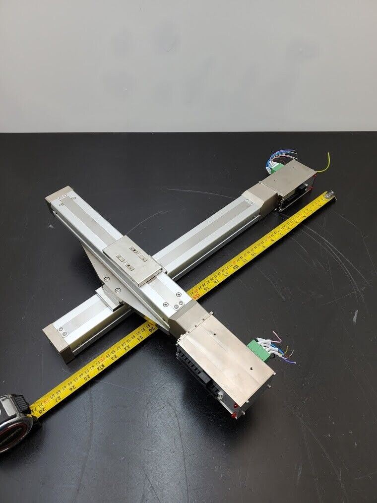 IAI Robo Cylinder 2 Axis Linear Actuator Servo Driven Robot 12"x8" Travel