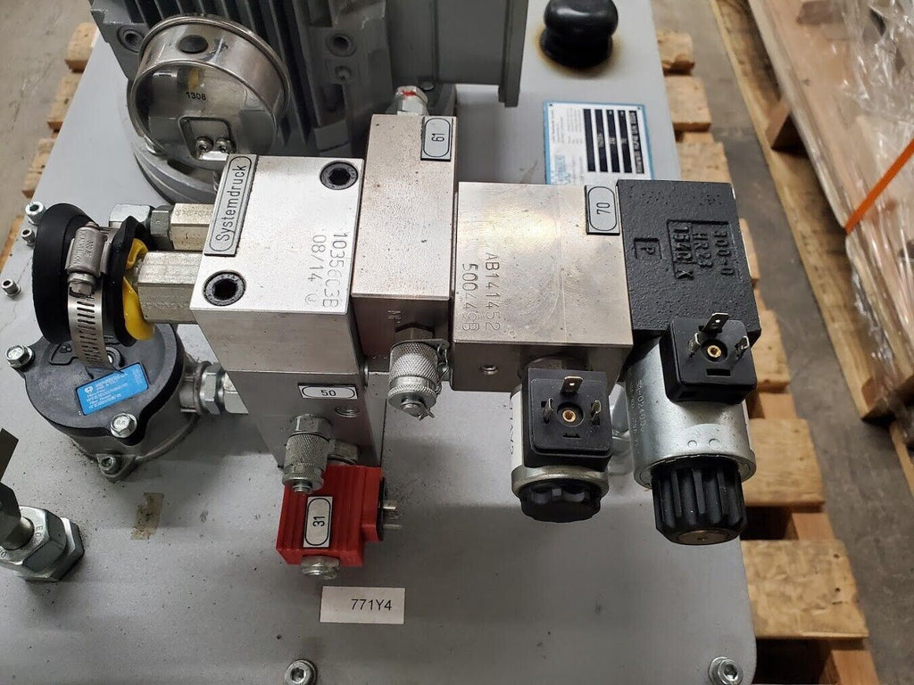 Weber Hydraulik Hydraulic Reservoir Manifold Filter 210 BAR 3000PSI Pump 4.8kW