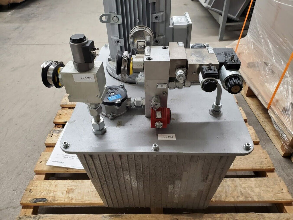 Weber Hydraulik Hydraulic Reservoir Manifold Filter 210 BAR 3000PSI Pump 4.8kW