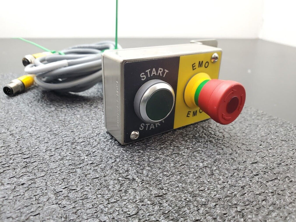 Stainless Steel SS Emergency Machine Off Start Button Turck Euro Fast 8 Pin EMO