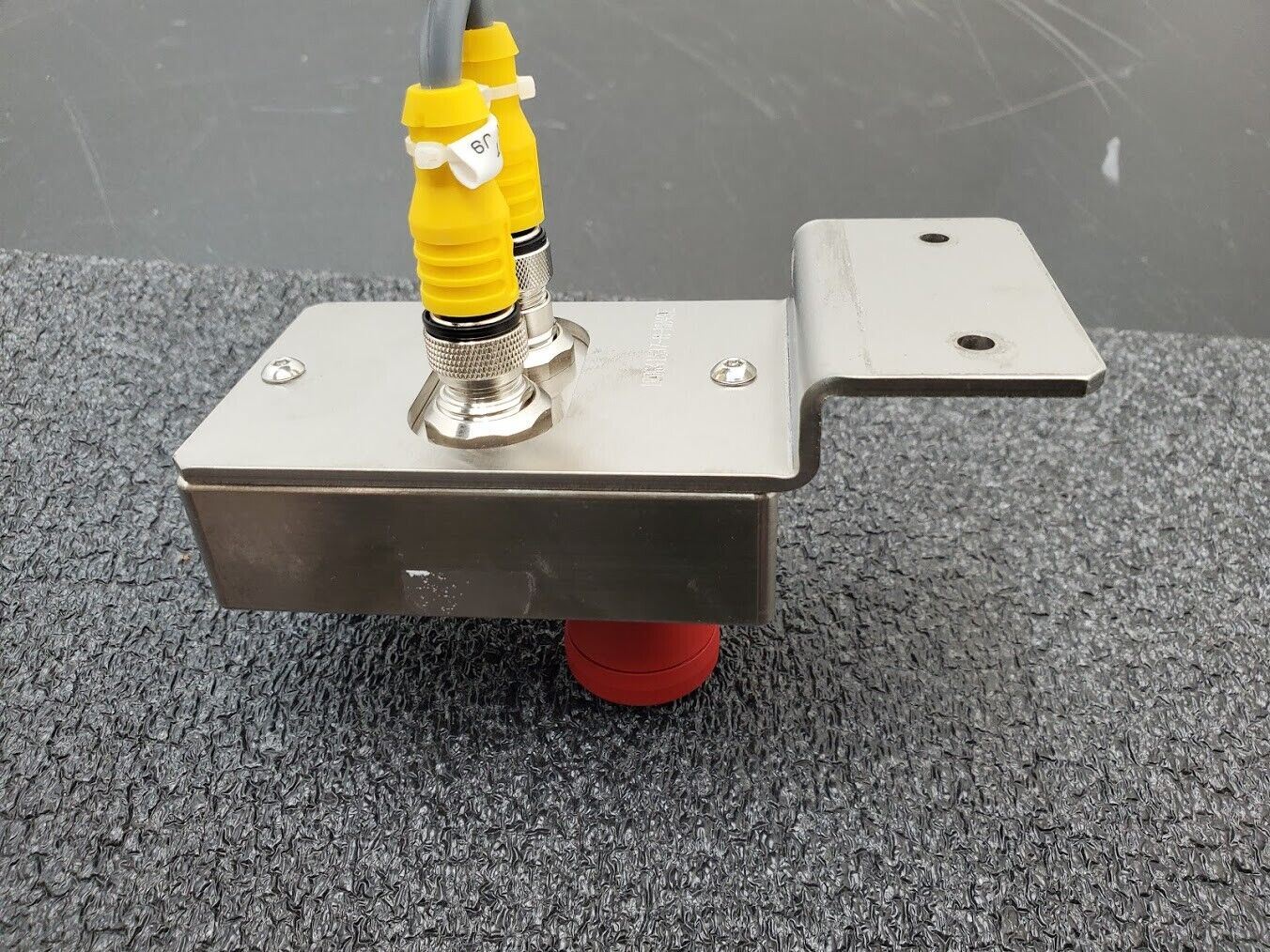 Stainless Steel SS Emergency Machine Off Start Button Turck Euro Fast 8 Pin EMO