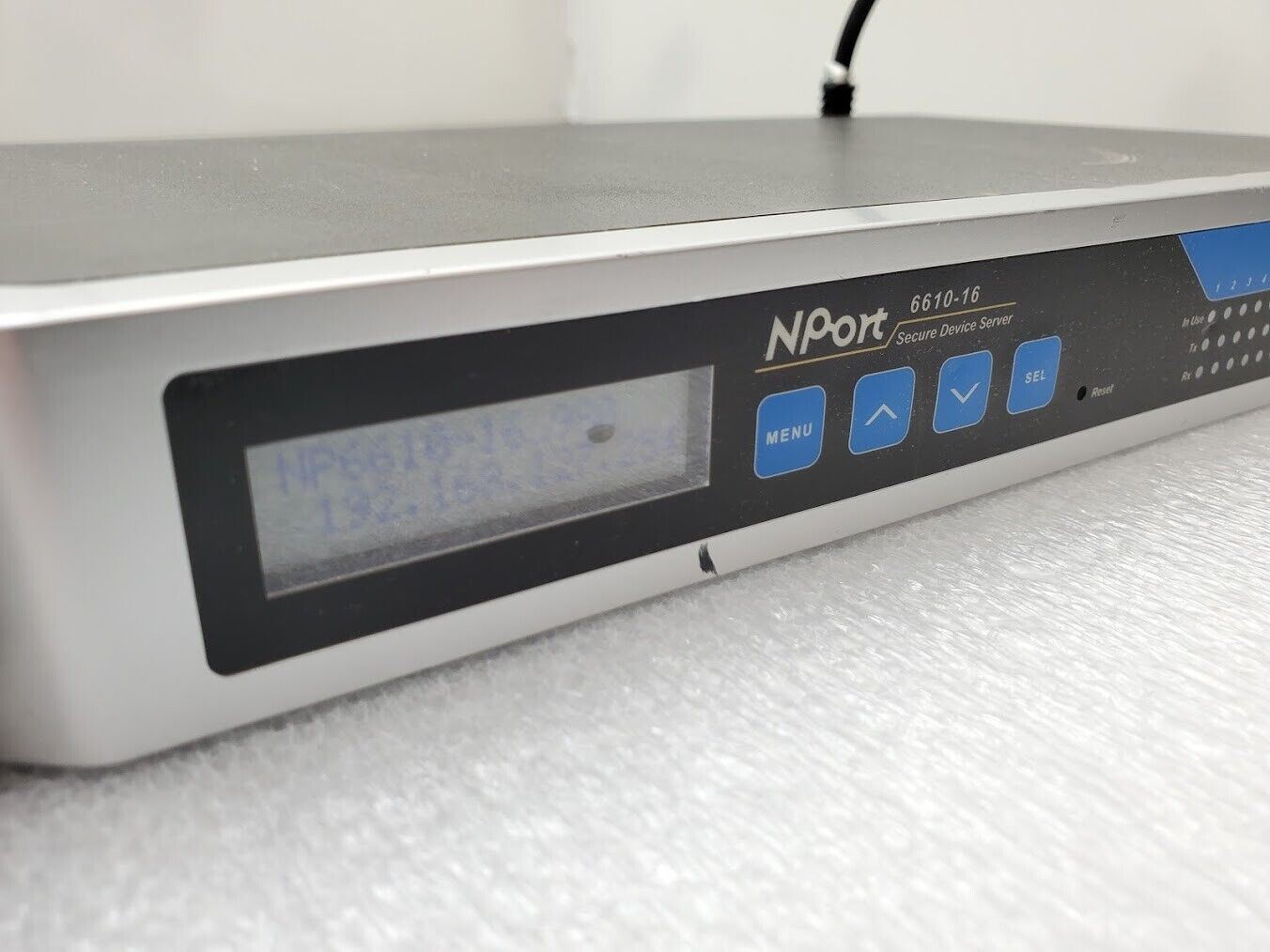MOXA NPort 6610-16 16 Ports 8-pin RJ45 RS-232 Secure Device Server 100V~240Vac
