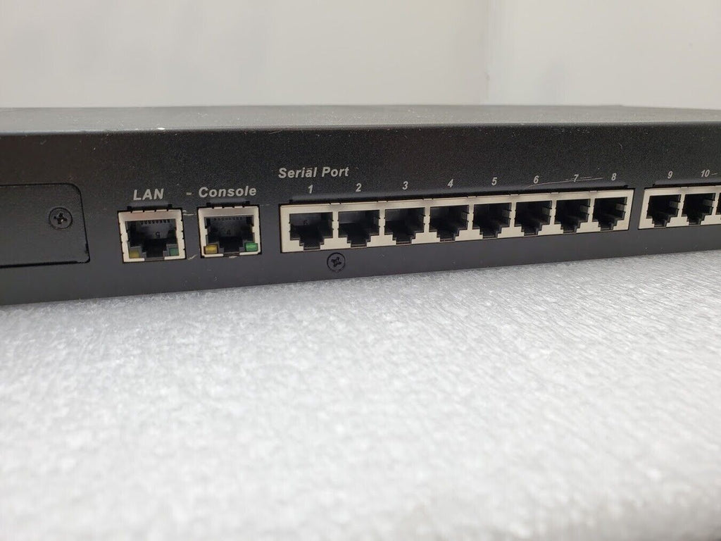 MOXA NPort 6610-16 16 Ports 8-pin RJ45 RS-232 Secure Device Server 100V~240Vac