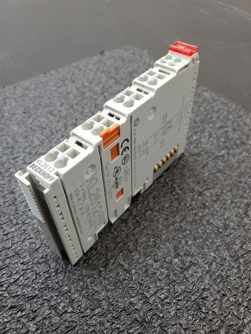 Beckhoff KL2612 2x Dual Two Relay Module 125VAC 0.5A, 30VDC 2A