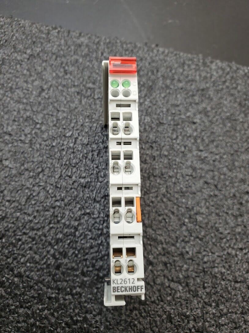Beckhoff KL2612 2x Dual Two Relay Module 125VAC 0.5A, 30VDC 2A