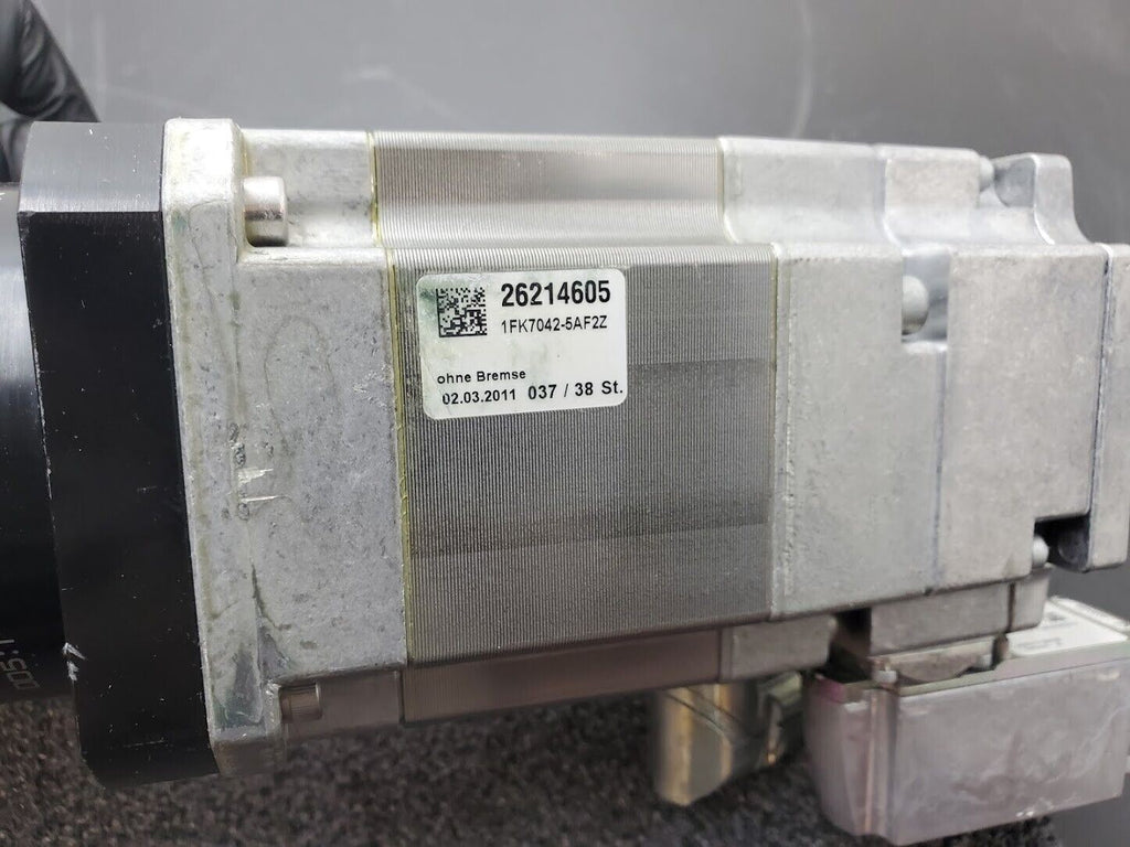 Siemens 1FK7042-5AF21-1UA0 AC Servo Motor Apex AER090 5:1 Right Angle Gearhead