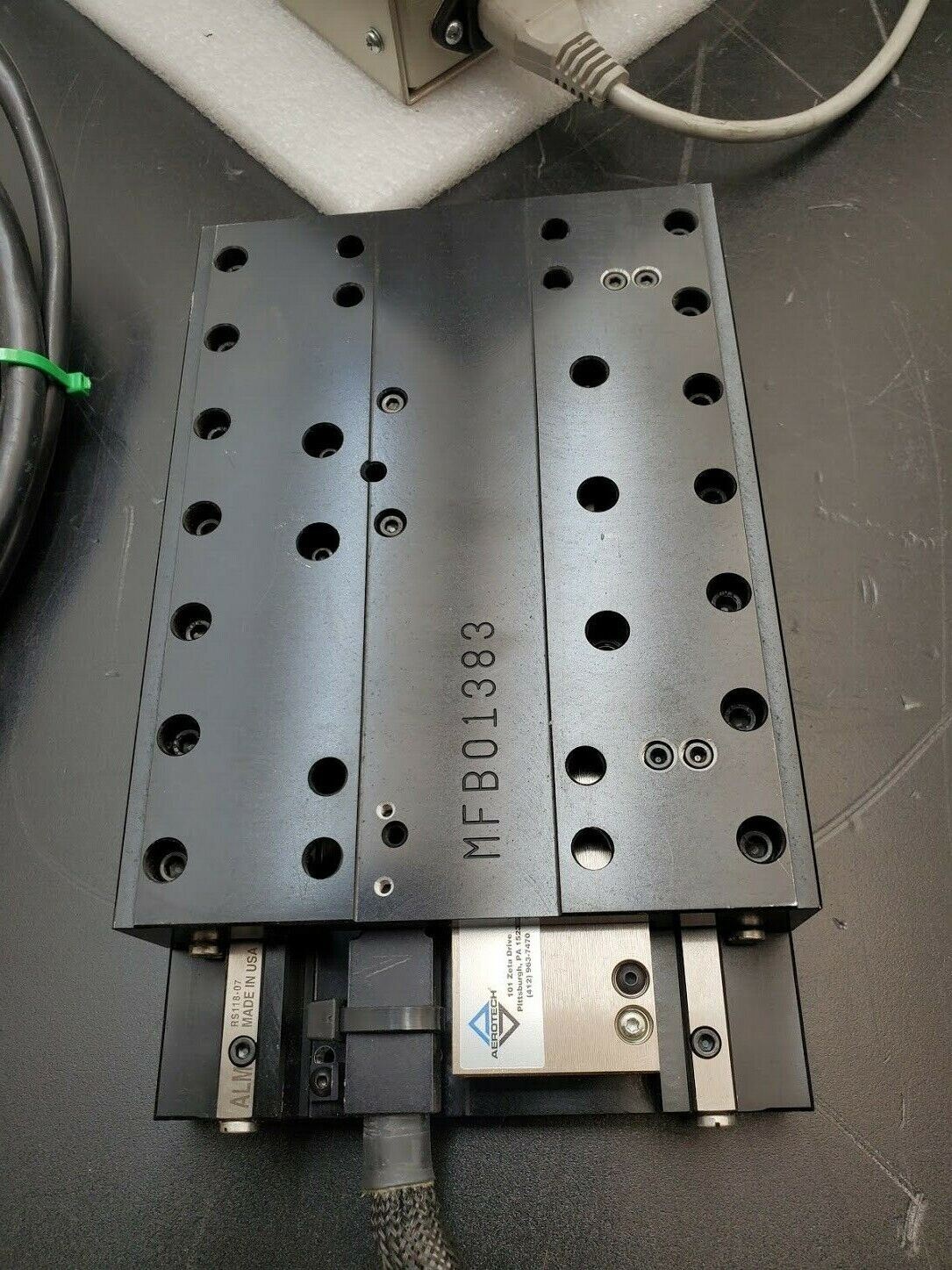 Aerotech Unidex 511 system 6" Rotary Stage 7" Linear Actuator Robotic System