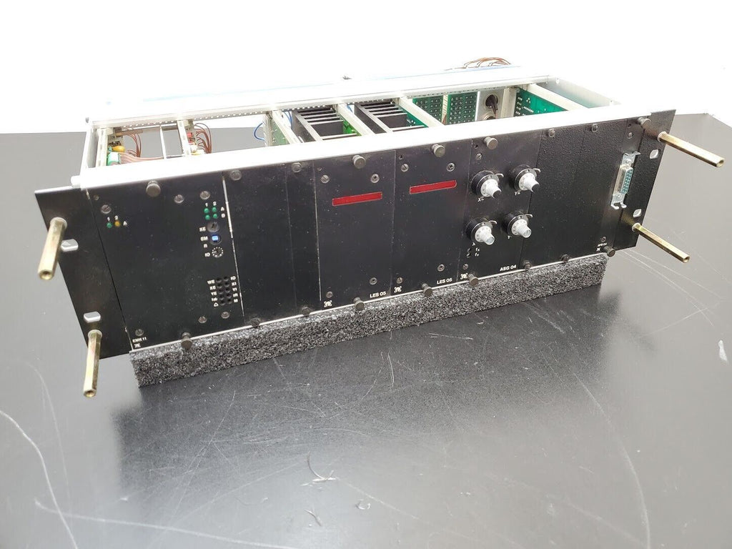 Leybold APS 1104 Evaporator Control Rack EMK11 LES05 Sweep Control ASG04 AFB04
