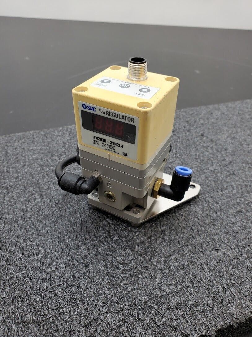 SMC ITV2030-31N2L4 Electronic Pneumatic Regulator 0-10VDC Input 0.7-70SPI Output