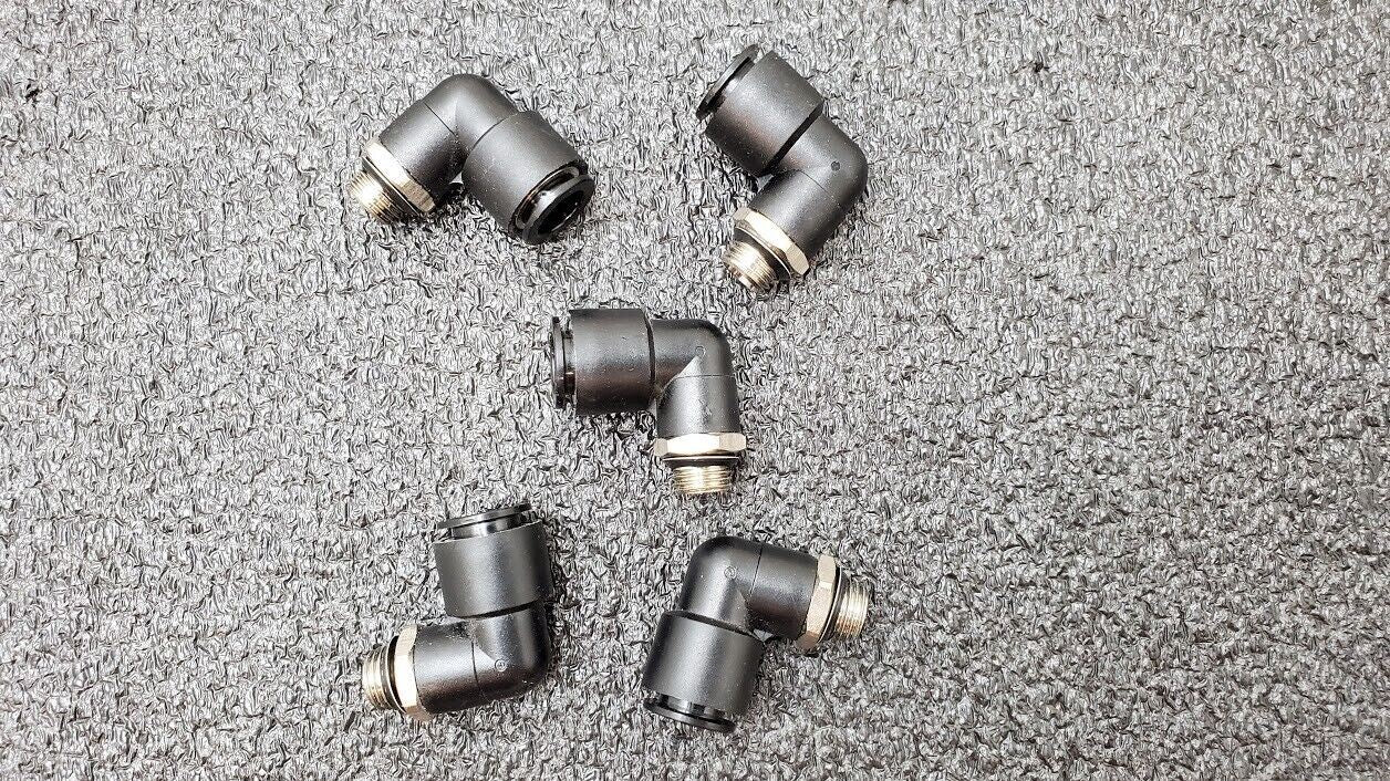 5x SMC KAL12-U02 Antistat One-Touch Fittings 12mm Applicable Tubing 1/4" Thread