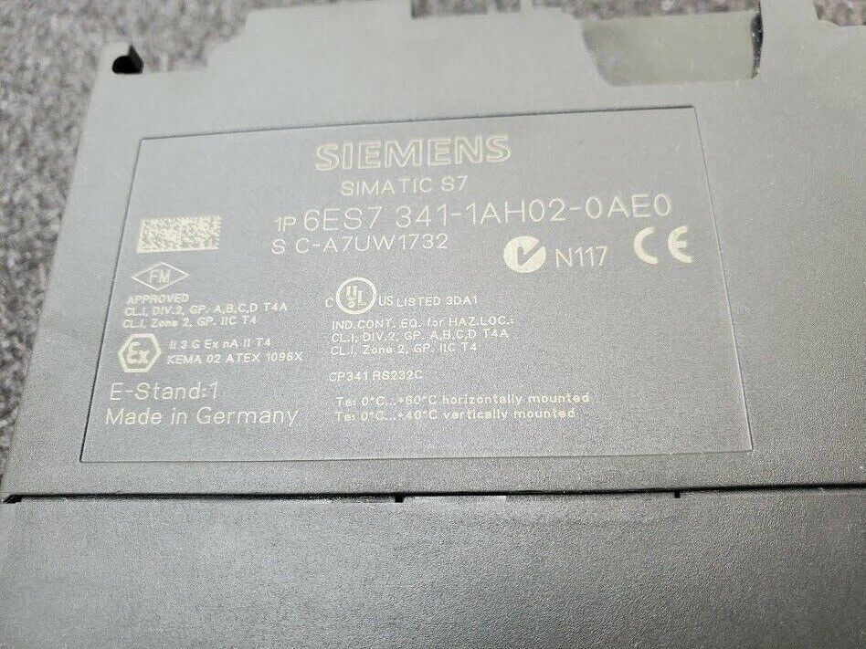 Siemens 6ES7341-1AH02-0AE0 6ES7 341-1AH02-0AE0 SIMATIC S7-300 CP 341 RS232 CPU